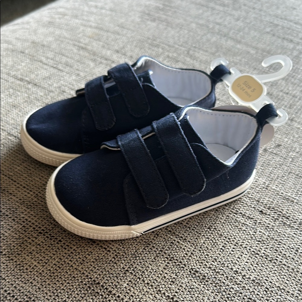Navy Blue Kids Shoes